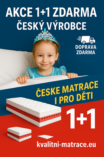 Detail české matrace v ložnici