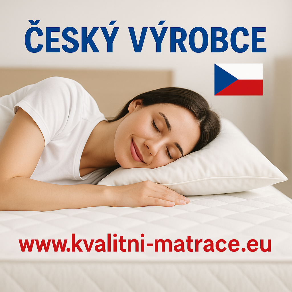 Pohodlný spánek na české matraci